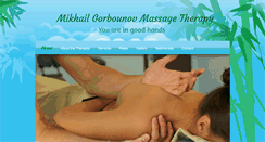 Desktop Screenshot of mgmassagetherapy.ca