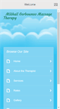 Mobile Screenshot of mgmassagetherapy.ca